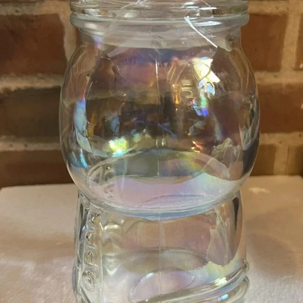 NEW Target Halloween Clear Iridescent Gumball Machine Jar Bullseye 2022 Storage